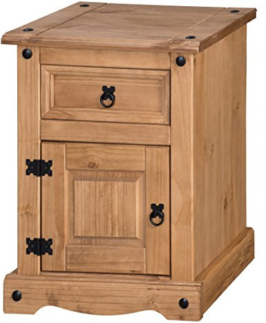 Mercers Furniture Corona Medium 1 Door 1 Drawer Bedside