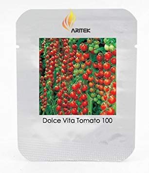 Vistaric Sehr sehr seltene Dolce Vita Tomatensamen, Professionelle Packung, 100 Samen/Pack, leckere schöne Tomate E3155