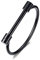 AILUOR Edelstahl D Form Armband Bar Schraube Armreif, Schäkel Hufeisen Neuheit Mode Armreif Armband Schmuck für Männer (Schwarz)