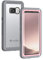 Lanhiem Funda para Samsung S8, Impermeable Antigolpes Militar Antipolvos [Protección de 360 Grados] con Protector de Pantalla, Carcasa para Galaxy S8, Rosa