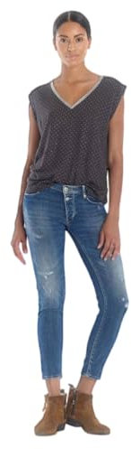 Le Temps des Cerises Damen Jeans Blue Denim 29