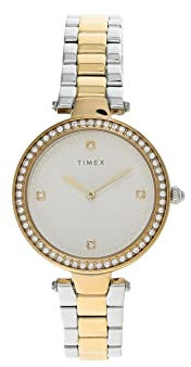 Timex 32 mm Adorn with Crystals Two-Tone One Size