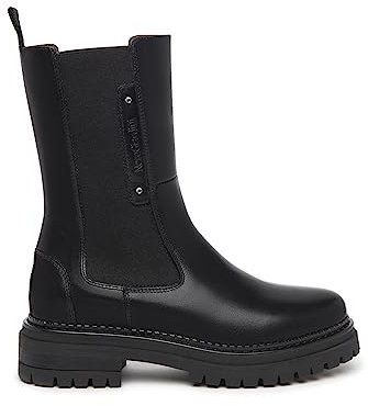 Nero Giardini I308950D Stivaletti Chelsea Donna in Pelle - Nero 40 EU