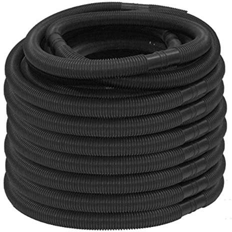 Gusengo Tuypour Piscine, Tuyau Solaire, Ø 32mm, Divisible Tous Les 105cm, Noir Tuyau pour Piscine Longueur Totale 6,3 M UV Et Au Chlore