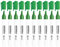 Nataraj 12 x Green Whiteboard Marker Pens 2.5mm Chisel Tip Erasable Dry Wipe Marker For Office and Home - Sold By VR Angel
