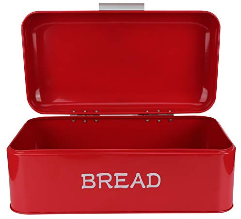 Organizer per il Pane Contenitore per la Conservazione della Cucina Contenitore per la Conservazione del Pane Cestino Accessorio da Cucina per Panetteria, Rosso
