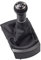 Kakulkomen Schaltknauf ，Schalthebelmanschette für Seat Ibiza 2002 2003 2004 2005 2006 2007 2008, staubdichte Abdeckung (R5 Speed-Black Line)