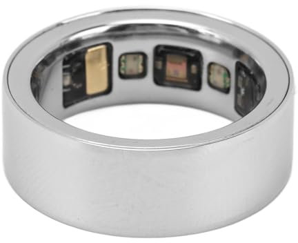 PenRux Smart Health Ring, IPX8 Wasserdichter Wiederaufladbarer Smart Ring Health Tracker für Herzfrequenzmesser, Schlafqualitäts-Tracker, Schrittzähler, Körpertemperatur, Blutsauerstoff