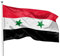 PHENO FLAGS Drapeau Syrie - drapeau syrien 90 x 150 cm avec œillets en laiton - drapeau résistant pour le mât - 100% polyester