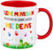 1 Stücke Erzieherin Tasse Kaffeetasse Keramik Kaffee Tasse Abschied Mug mit Spruch Danke Dankeschön Abschiedsgeschenk für Erzieher zum Kindergarten Kindergärtnerin Tagesmutter Kita