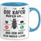 Käfer Liebhaber Tasse Geschenk Die Käfer Rufen An Geschenkidee Becher (Blau)