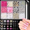Nayyana 3D-Set mit Nagelanhängern und Edelsteinen, Schmetterlingsanhänger, 3D-Blumen für Nägel mit Strasssteinen, Nagelschleifen und Herzen, Diamanten und Picker-Werkzeugen