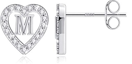 TINGN Ohrringe Mädchen - Geschenke für Mädchen Buchstaben Ohrringe Teenager Mädchen Geschenke Ohrringe Mädchen Ohrstecker Buchstaben Ohrringe Damen Ohrstecker Ohrringe Herz Ohrringe für Mädchen
