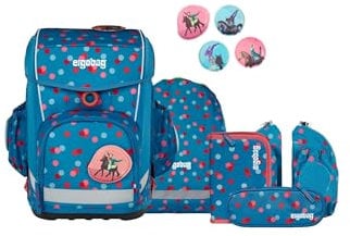 ergobag cubo Light Set ergonomischer Schulanzen, extra leicht, Set 6-teilig, 780 g