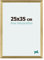 yd. Your Decoration - Puzzlerahmen 25x35 cm - Goldglanz - Puzzlerahmen 500-1000 Teile - Holz Bilderrahmen - Mura