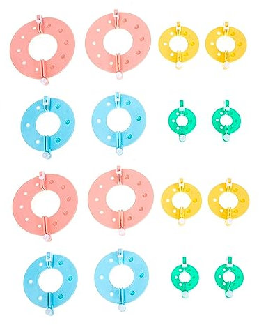 BELLIFFY 16stücke Teiliges Pompom Bis Handlicher Multifunktionaler Strick-Werkzeug Basteln Von Plüschbällen Für DIY-flusen Geschenk Für Handarbeitsfans