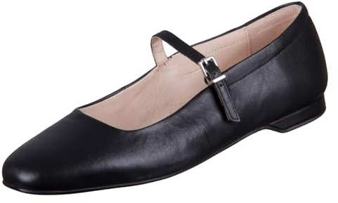 Apple of Eden Maggie 1 Maggie 1 Black Velvet Smooth Leather Schwarz (Black), 40