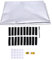 Vikye Tende a Tende Blackout Stoffa da tonalità, 1,45x2m Tende Blackout Antivento con Rivestimento PU e UPF50+ per Garage delle Tende Windows