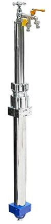 WDSOPK Robinet D'Extérieur, Robinets D'Extérieur Antigel, Colonne Antigel, Colonne d'eau De Jardin d'hiver, pour Temps Froid（150Cm/59In）