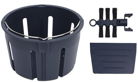 Qcwwy Food Processor Juicer Basket, Reusable Juicer Cleaning Basket Simple Installation and Removal Food Processor Juicer Attachment Fit for Tm5 Tm6