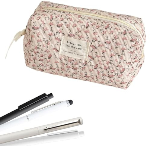 ZEXOWIJ Federmäppchen Mäppchen, Federmappe Bleistift, Pencil Case, Mäppchen, die Cartoon-Tasche ist Klein und süß und Kann als Spielzeugtasche, Schlüsseltasche Verwendet Werden, Geldtasche (Rosa)
