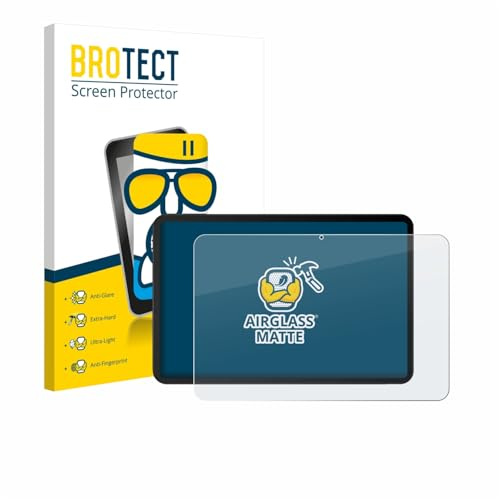 BROTECT Schutzglas für Doogee Tab G6 Max | Entspiegelnder Displayschutz Made in Germany Schutzfolie Glas Matt Anti-Reflex Kratzfest 9H Anti-Fingerprint Einfache Montage