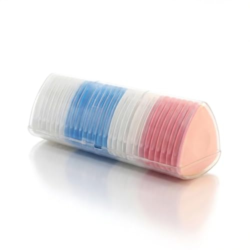 FIMWOLZ 30 PCS Gessetti da Sarto, Gesso per Cucire, Gesso per Tessuti in Scatola, Penna Gesso, Gesso Triangolare, per Segnare Vari Tessuti e Pelle (3 Colori)