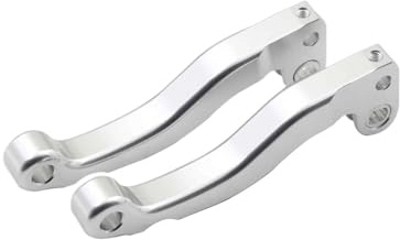 Generisch Motorrad-Kupplungsgriff CNC-gefräste Aluminium-Bremshebel für Vorder- und Hinterradmontage für Elektromotorräder Sur Ron Sur-Ron Surron Light(Silber)