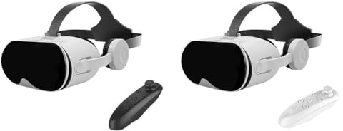 3D VR Headset With 110° FOV And Built-In Headphones For Immersive Gaming Movies On iOS Android Phones