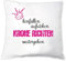 4youDesign Kissen Kissen Hinfallen, aufstehen, Krone richten, weitergehen, Zierkissen, Dekokissen, Geschenkidee, Geburtstag, Beste Freundin, Weihnachten, Prinzessin, Krone