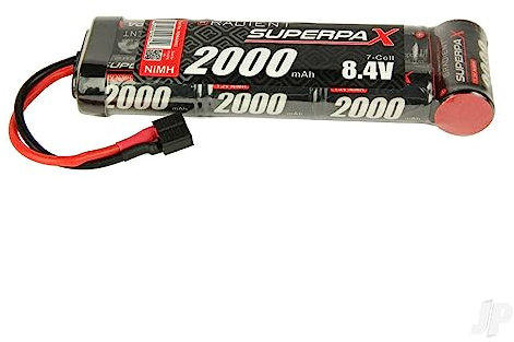Radient NiMH Battery 8.4V 2000mAh SC 6-1 Stick Pack Deans HCT T-Style Connector Plug