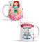 OyC Original y Creativo Taza Amiga - Taza Aquí Bebe la Mejor Amiga del Mundo/Taza aqui Bebe una Super Amiga/Taza con Frase y Dibujo (Amiga)