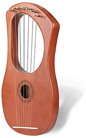 Harfe Kleine Lyre Harfe 10 String Abstimmbare Hochwertige Schöne Sound/Lyre Harfe Bequem und Tragbar für Anfänger Musikliebhaber Kinder Erwachsene