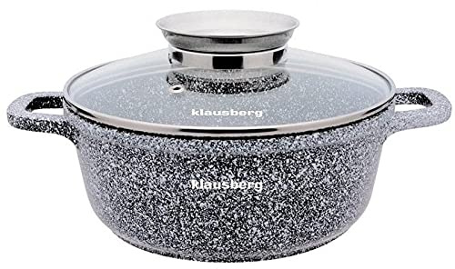 Topf mit Marmorbeschichtung Kochtopf Töpf GARNEK MARMUROWY (Ø20cm)
