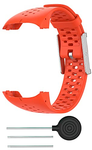 KUTEWEU Armband Kompatibel mit Polar M400/ Polar M430, Silikon Ersatzband Armband Verstellbares Weiches Silikonband Uhrenarmband Armbänder Sports Wrist Strap für Polar M400/ M430 Zubehör