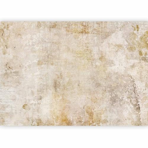 murando - Papier peint panoramique abstrait 400x280 cm - Revêtement mural décoration pour chambre salon cuisine - Design unique et moderne - Gris beige jaune marron - a-A-10109-a-a