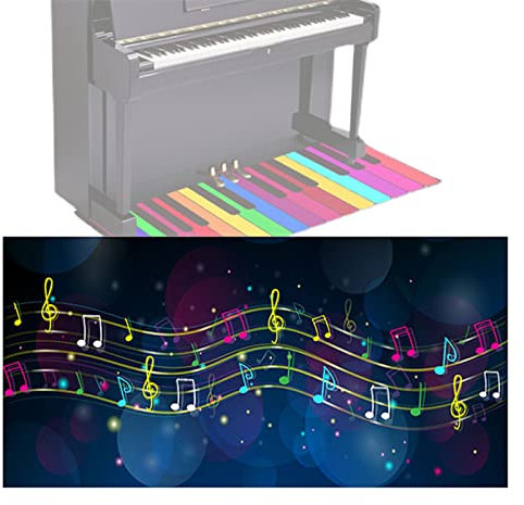 Schalldämmung Klavier Teppich, Schlagzeug Teppich Schallschutz, Schlagzeug Teppich 160×70, Drum Teppich rutschfest Matte, Schalldichte Teppich für Klavier, Piano Schallschutzmatte(Color:D)