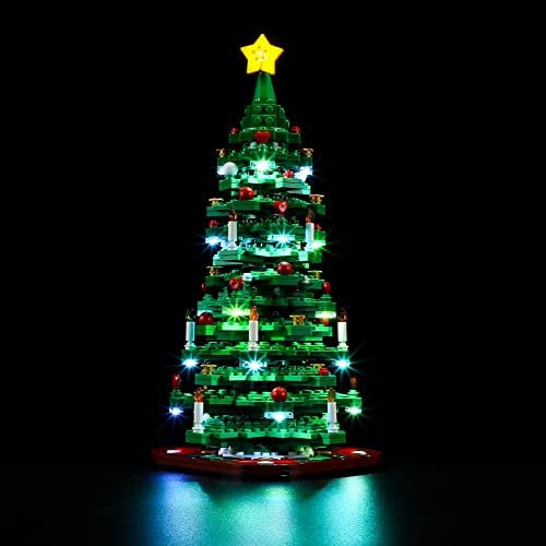 YEABRICKS Kit de Luces LED para Lego-40573 Christmas Tree Modelo de Bloques de Construcción (Juego de Lego NO Incluido)