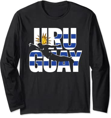 Uruguay Rugby Union Trikot 2019 Fans Trikot uruguayischer Unterstützer Langarmshirt