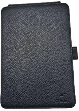 Crystal Pilot Flip Pad (kompatibel mit Mini iPad_6) Premium Vollnarbenleder Flight Kneeboard mit Metallschnalle