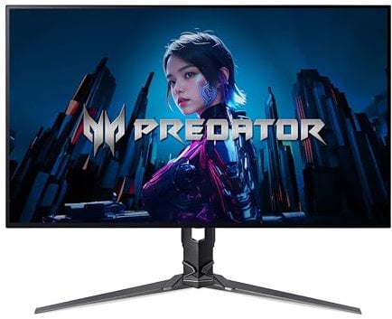 Acer Predator X32X3bmiiphuzx 32 4K QD-OLED Gaming Monitor