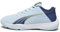 PUMA Beschleunigen Sie Jr Handballschuh, Silver Sky Persian Blue White, 37 EU