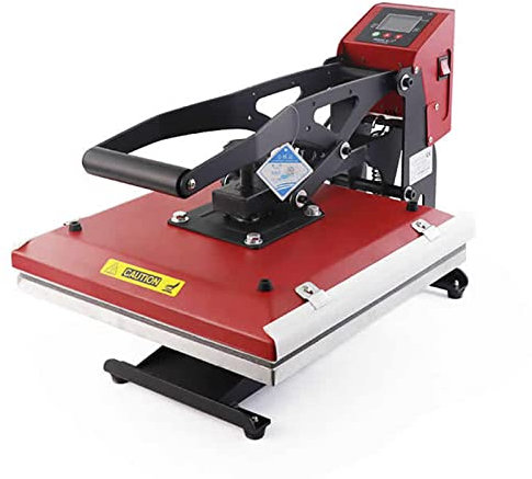 Prensa de Calor 38x38cm Máquina de Impresión de Calor Digital, Multifuncional Máquina de Prensado en Caliente para Camisetas, Fundas de Cojines, Telas, cerámicas, Metales