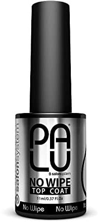 PALU - Hybrid Top Coat - Top Hybridlacke - Schützt das Nageldesign - Nagellack für Nägel Behandlung - UV/LED - NO WIPE, Transparent, 11g