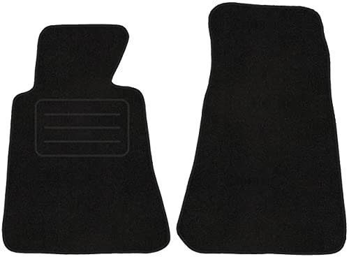 Vorne Velour Fußmatten Satz für BMW 5 E34 (1987-1997) - 2-teilig - Passgenau