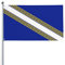 Drapeau de la Champagne-Ardenne - 0,9 x 1,5 m - Durable - Pour extérieur, jardin, fête, décoration de la maison