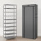 HUOLE Armoire de Rangement,Garde-Robe Penderies pour Chambre d'adulte,Penderie de vêtement Pliable,Porte-vêtements Pliable,pour Vestiaire, Chambre, Salle d’étude (60 * 30 * 160cm Gris foncé)