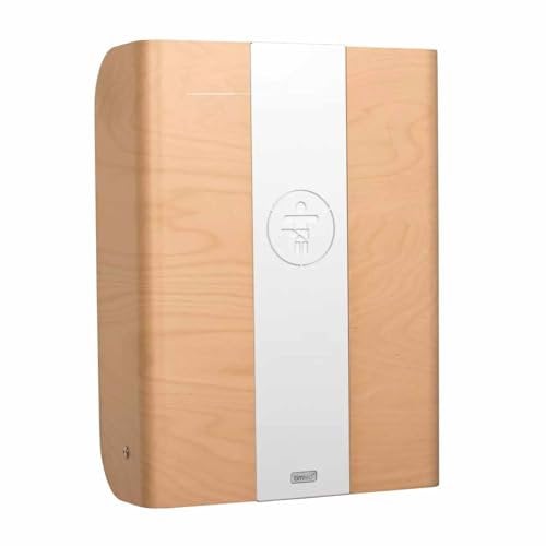 KEMMLIT Wickeltisch Pamplona Buche/Timkid Kawaform midi- klappbar als Wandwickeltisch, Formholz, Buche, inkl. Wickelauflage (Buche Weiß)
