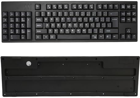 Xiuganpo Left-Handed Keyboard, 109 Keys Micro USB, Left Hand Numeric Keypad for Business
