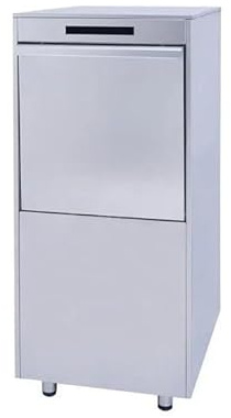 Lave-vaisselle inox à capot (L)500 x (P)500 mm, avec pompe et doseuse, 8600 W, 400 V - TRI